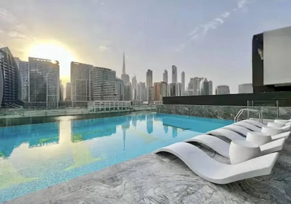 Apartment Havn - Studio In Business Bay, Burj Khalifa View Dubai